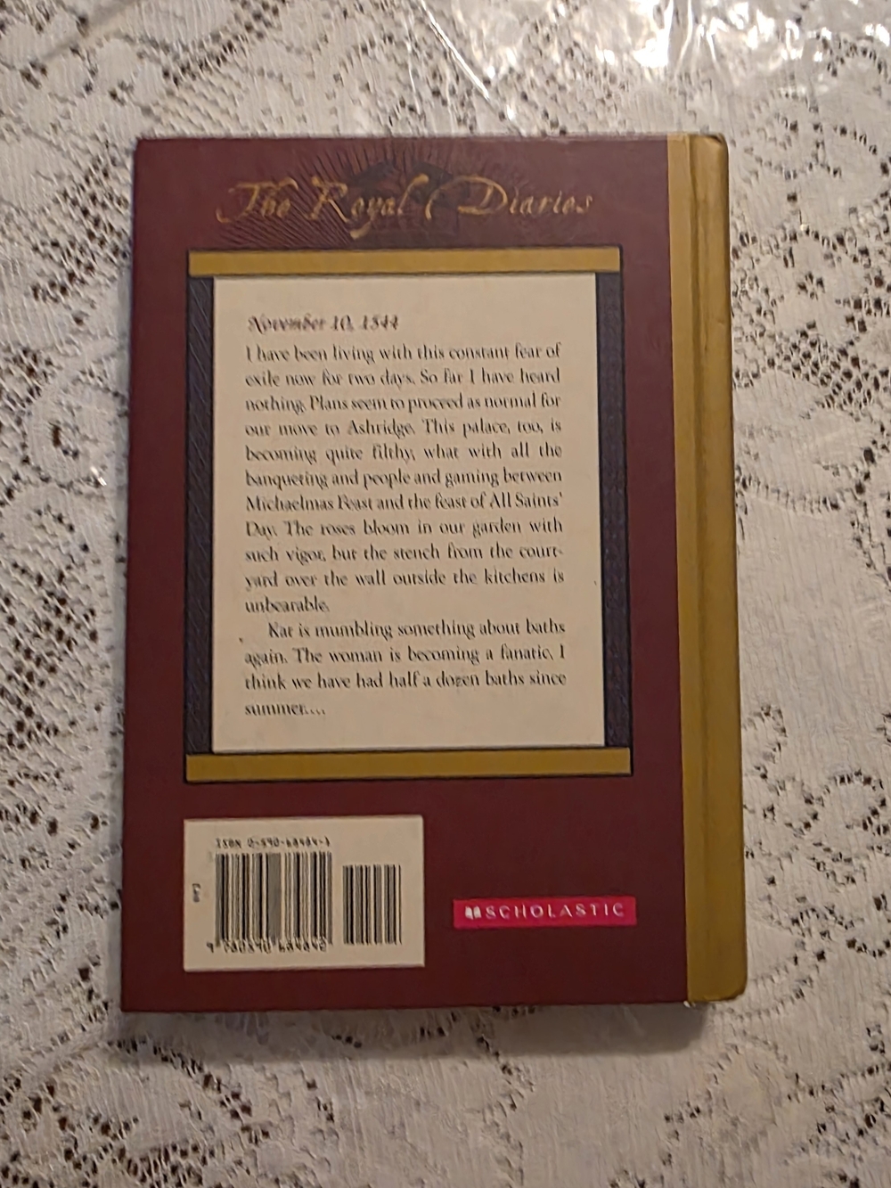 Scholastic The Royal Diaries Elizabeth 1 Red Rose of the House of Tudor England - Picture 2 of 5